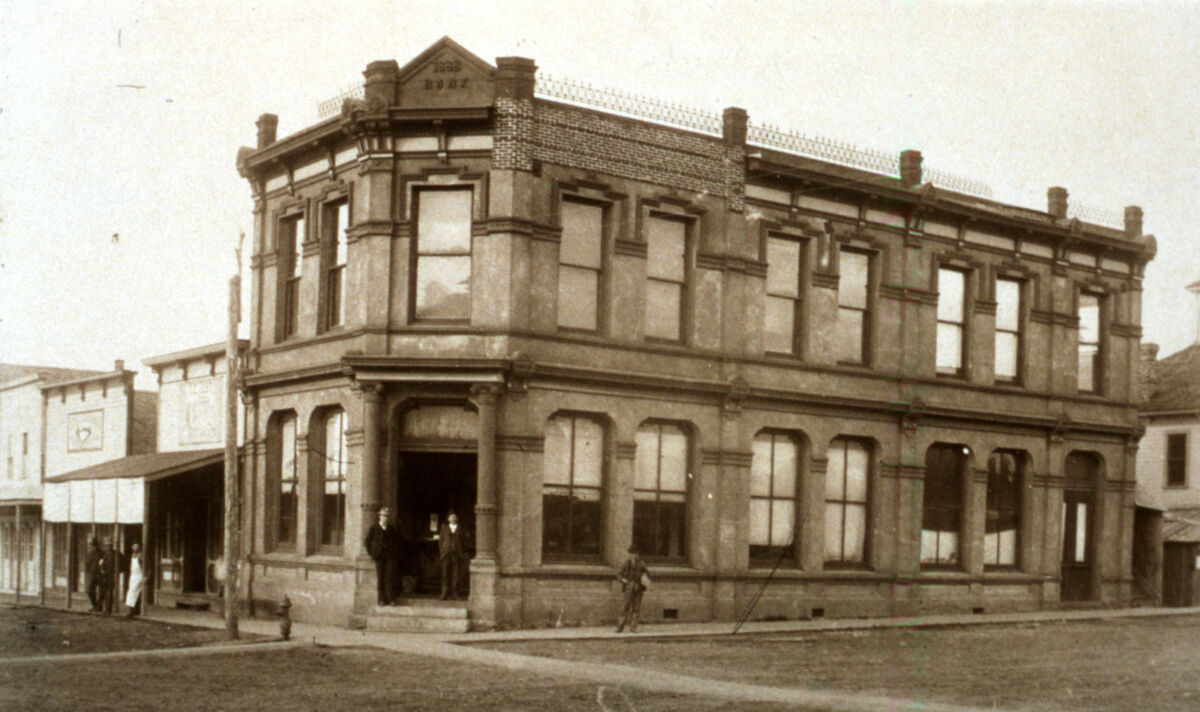 The First Bank of Joseph is still the oldest original structure in Joseph. It is now occupied by the Wallowa County Museum.
