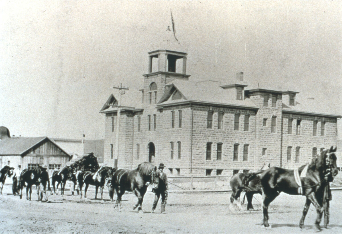 Wallowa County Courthouse in Enterprise, Oregon.