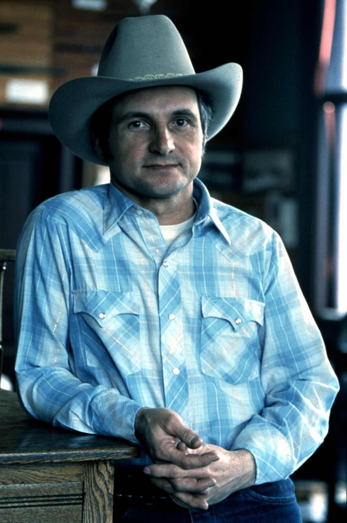 Larry Bacon, the son of Spencer Bacon. Larry’s grandfather, Lorenzo Bacon, homesteaded and built his first cabin on Lost Prairie in 1884. Taken by Janie Tippett.